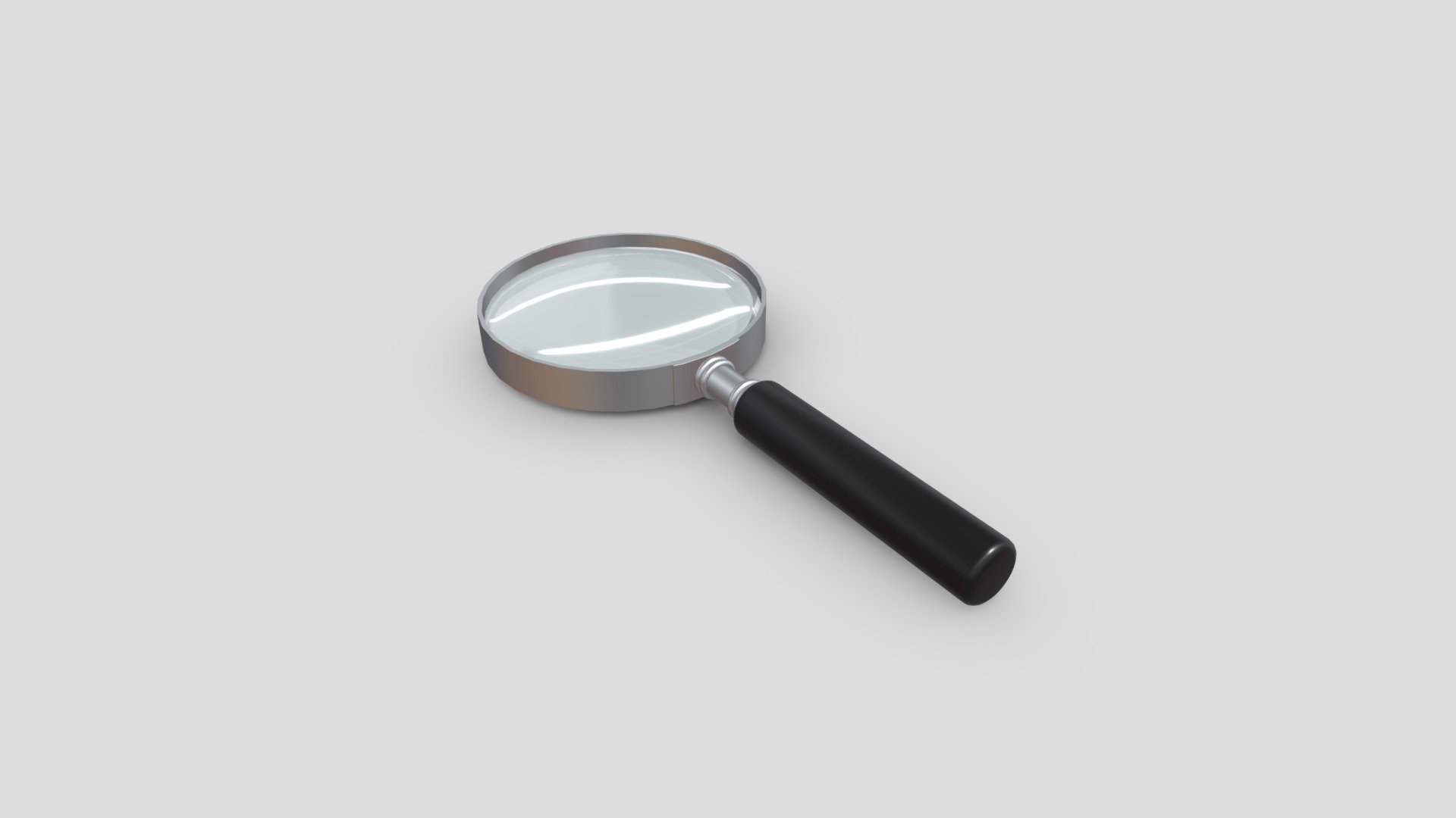 Magnifying Glass Buy Royalty Free 3D model by assetfactory [ff3b18b