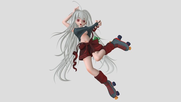 Chiya. Urara Meirochou 3D Model