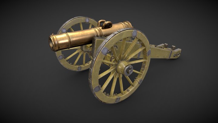 Cannon Unicorn 3D Model