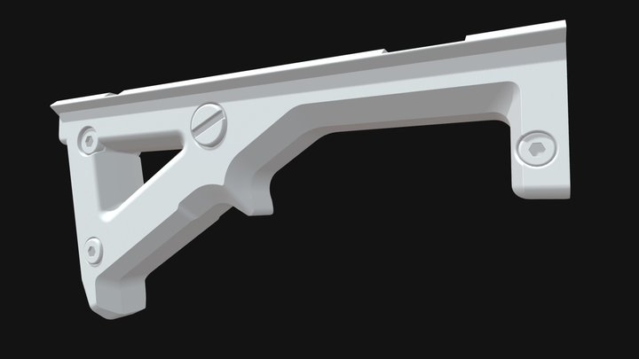 Angled Grip 3D Model