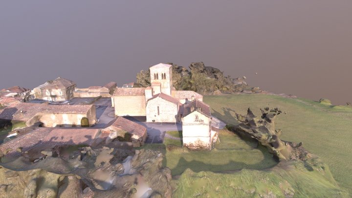 Eglise de Chazelles 3D Model