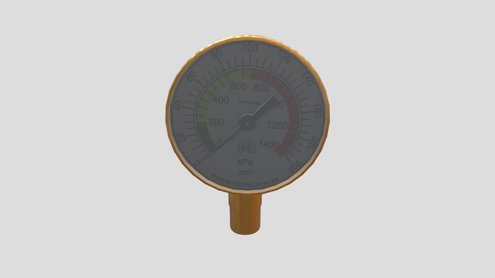 pressure gauge 3D Model