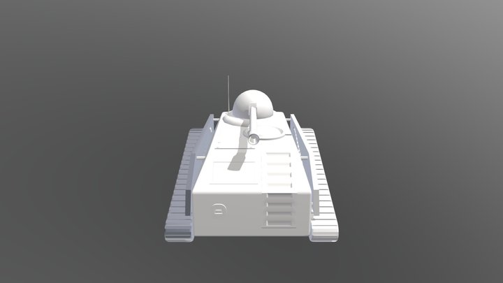 FBX Tank High 3D Model