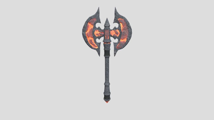 Lava Axe 3D Model