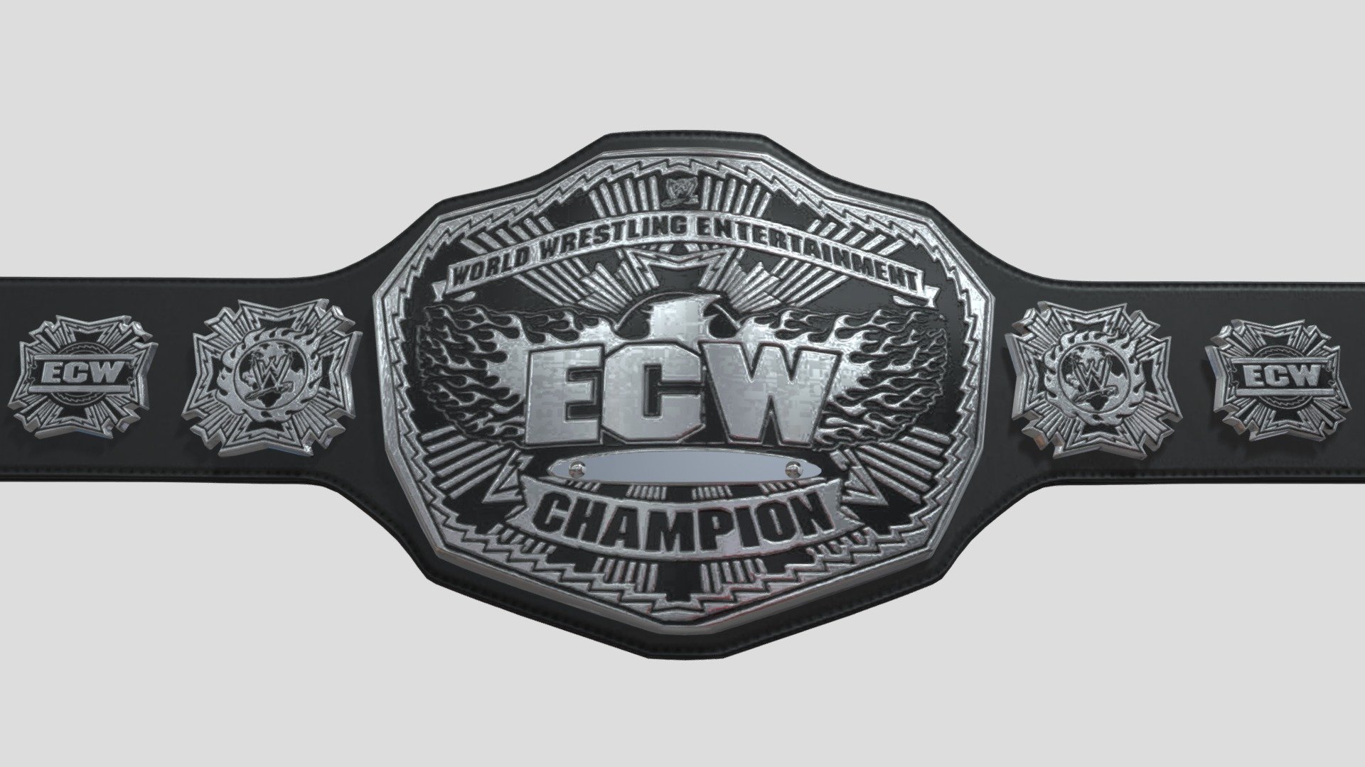 ECW CHAMPIONSHIP '08-'10 - Download Free 3D model by RadioactiveAG ...