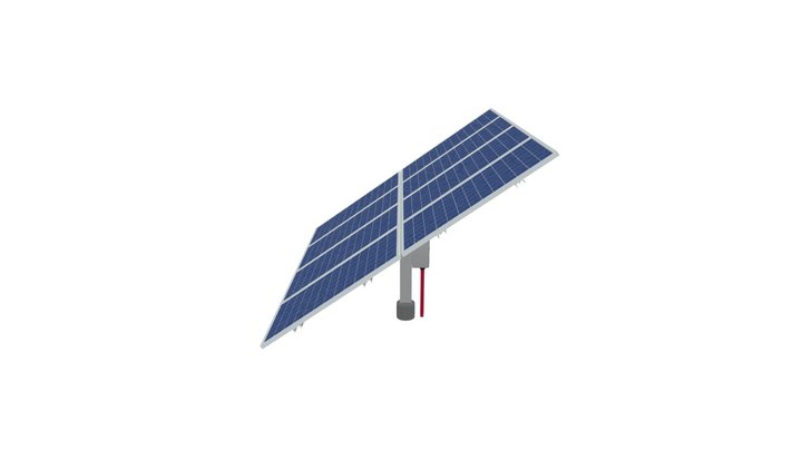 Solar Cell Static 3D Model