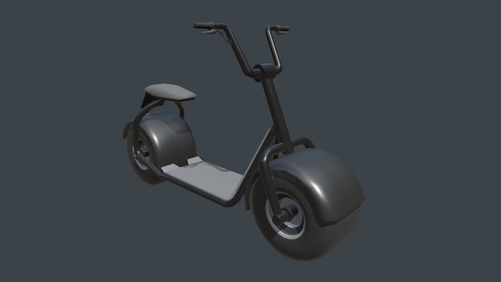 E-Scooter 3D Model