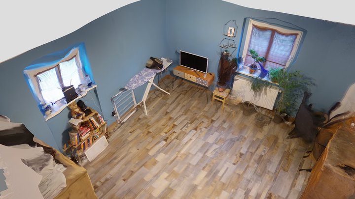 Living room ricoh theta z 360 l2 test 3D Model