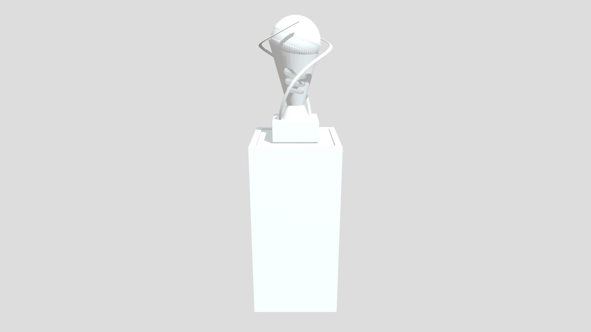 Cricket Trophy — Sketchfab embed 3D viewer