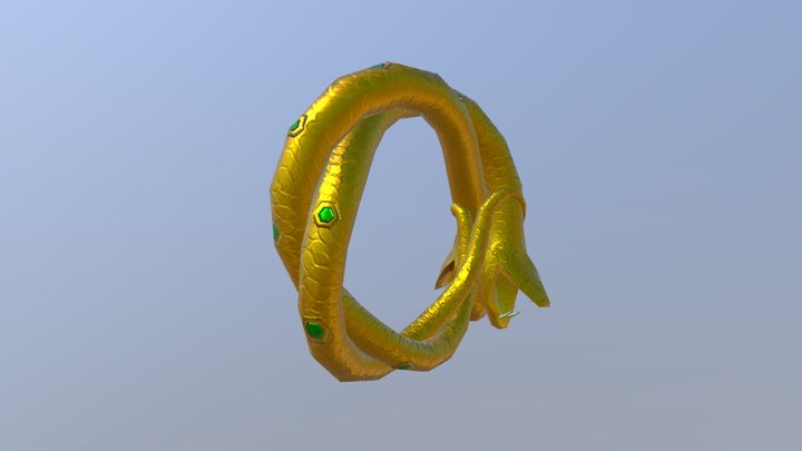 Snake Bracelet 3D Model