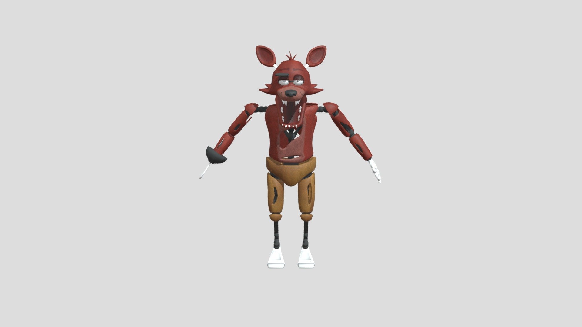 Foxy-the-pirate model - 3D model by johann (@JohannSebastian2015 ...