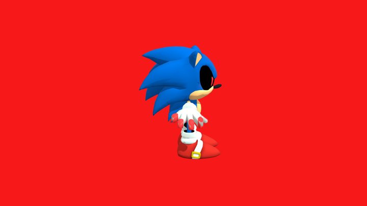 Sonic.exe 3D Model