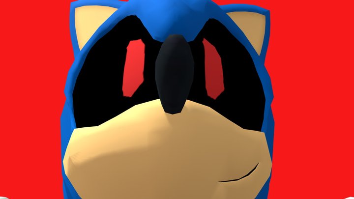 Sonic.exe 3D Model
