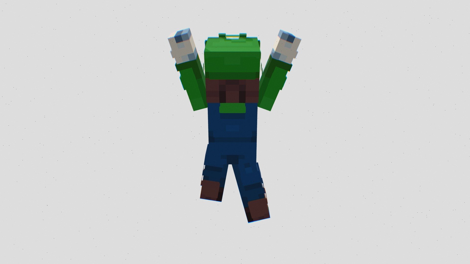 Luigi skin - 3D model by J0O3 (@josefbednar123) [ff4927c] - Sketchfab