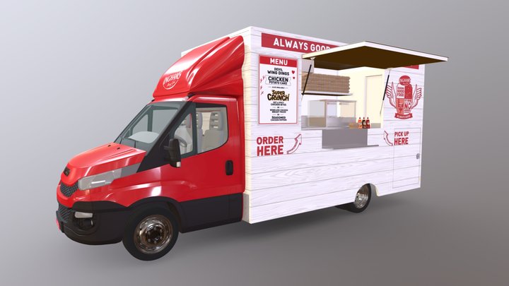 Food Truck 3D Model