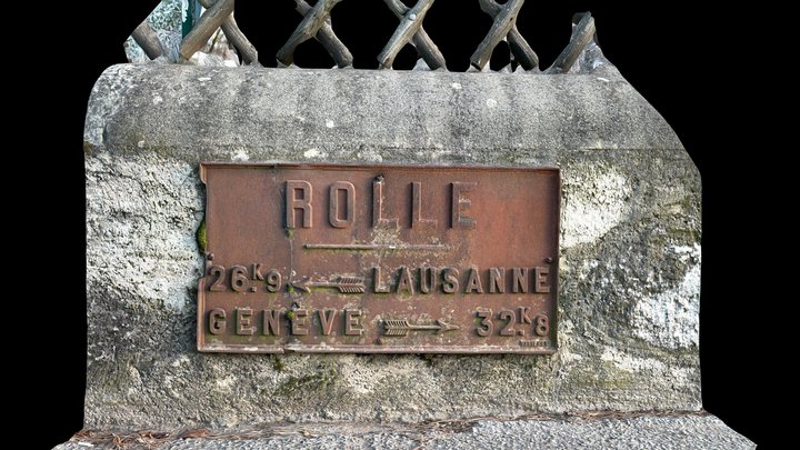 26,9km Lausanne - Genève 32,8km – Modello 3D gratuito STL