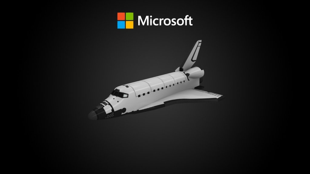Space Shuttle Download Free 3d Model By Microsoft Microsoft