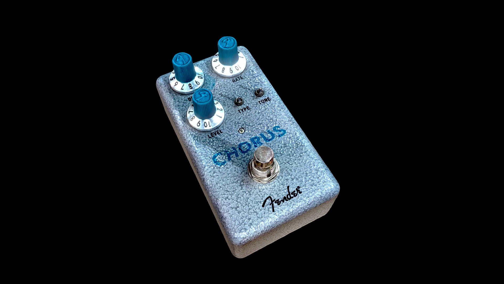 Fender HammerTone Chorus Pedal Download Free 3D model by Stylo (Stylo3D) [ff4bc66] Sketchfab