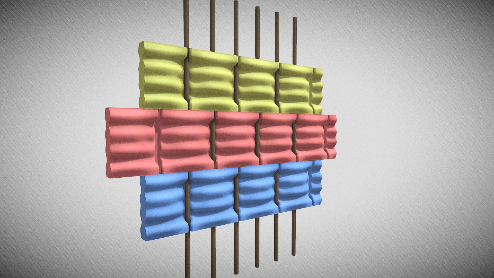 Wall Texitil - 3D model by r3Direct [ff4c368] - Sketchfab
