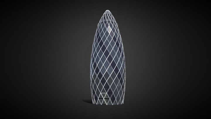 The Gherkin 3D Model