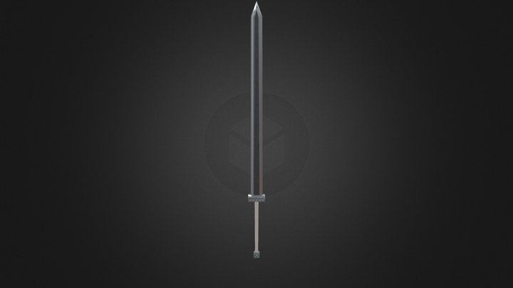 Golden Age Sword 3D Model