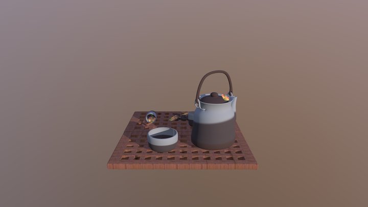 Tea Party 3D Model