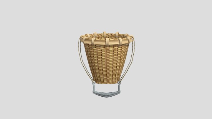 เป๊อะ (Back Basket with Forehead Strap) 3D Model