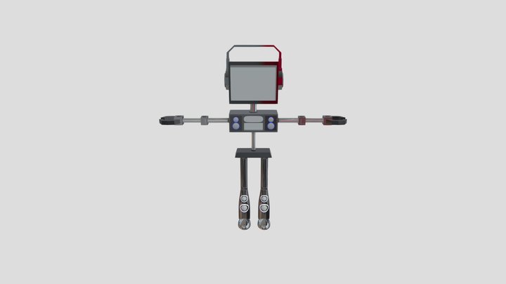 Fandroid 2.0 (With Legs) 3D Model