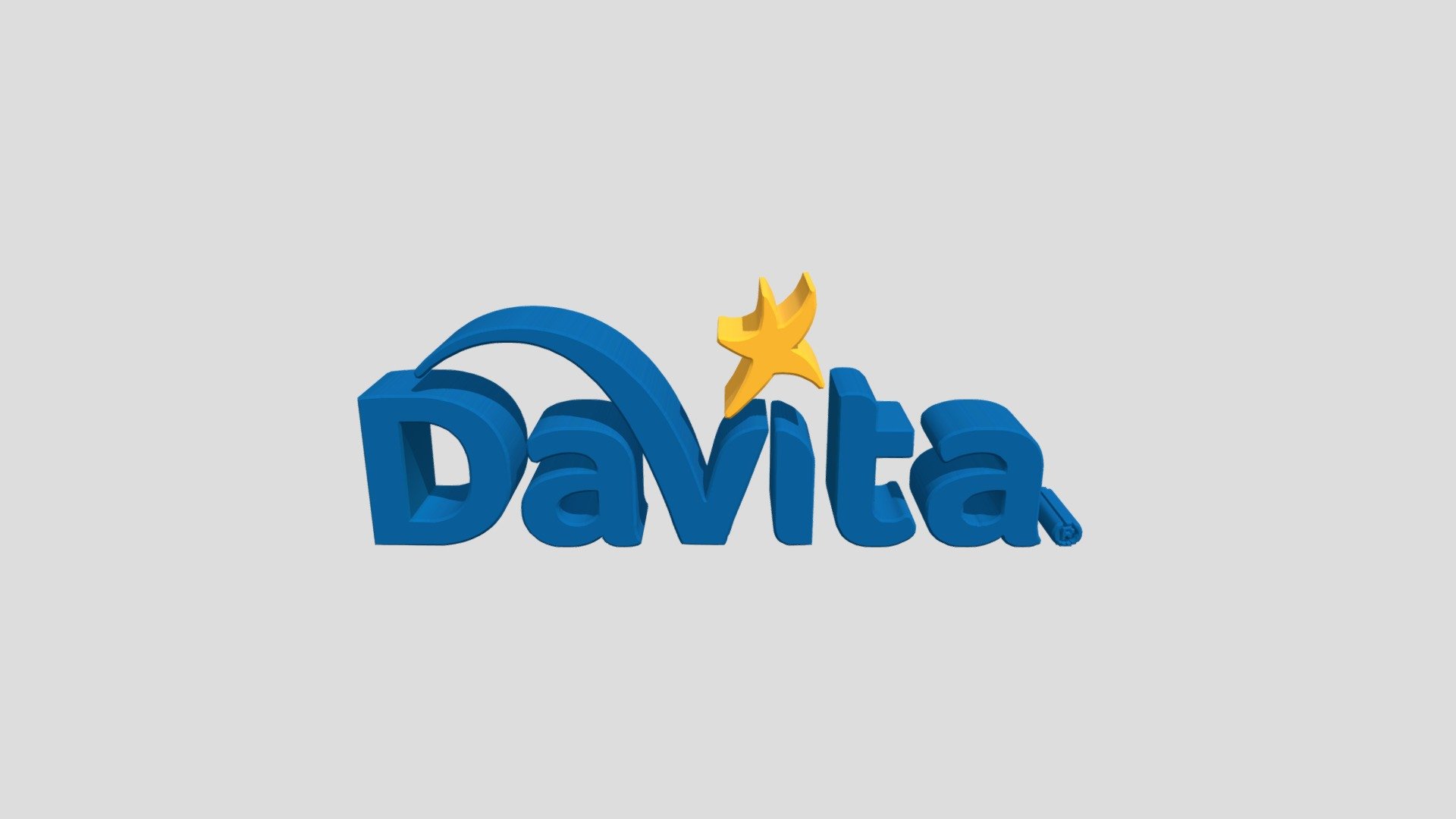 Davita Logo - Download Free 3D model by BrandXR [ff4f374] - Sketchfab