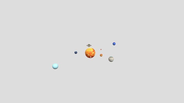 Solar System 3D Model
