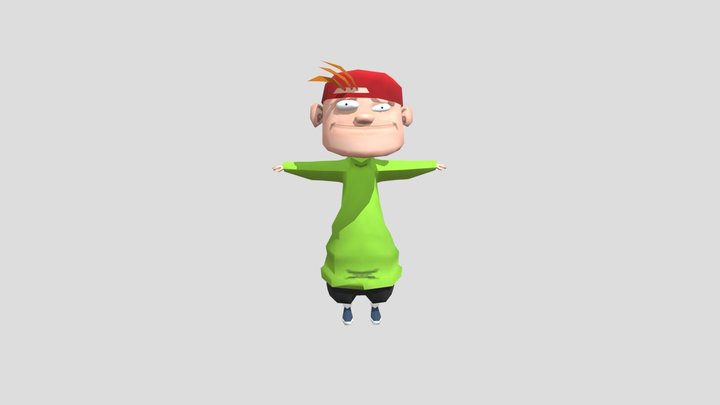 Ed Edd N Eddy Kevin 3D Model
