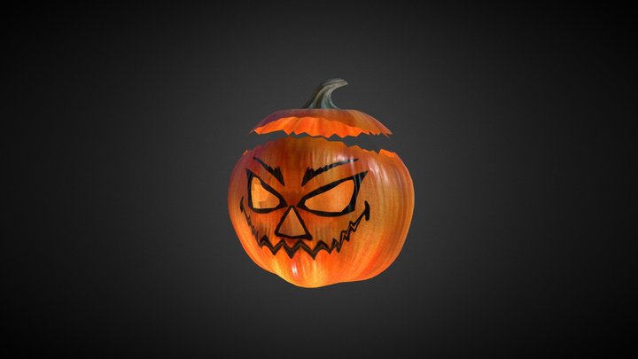 Pumpkin for Spark AR 3D Model