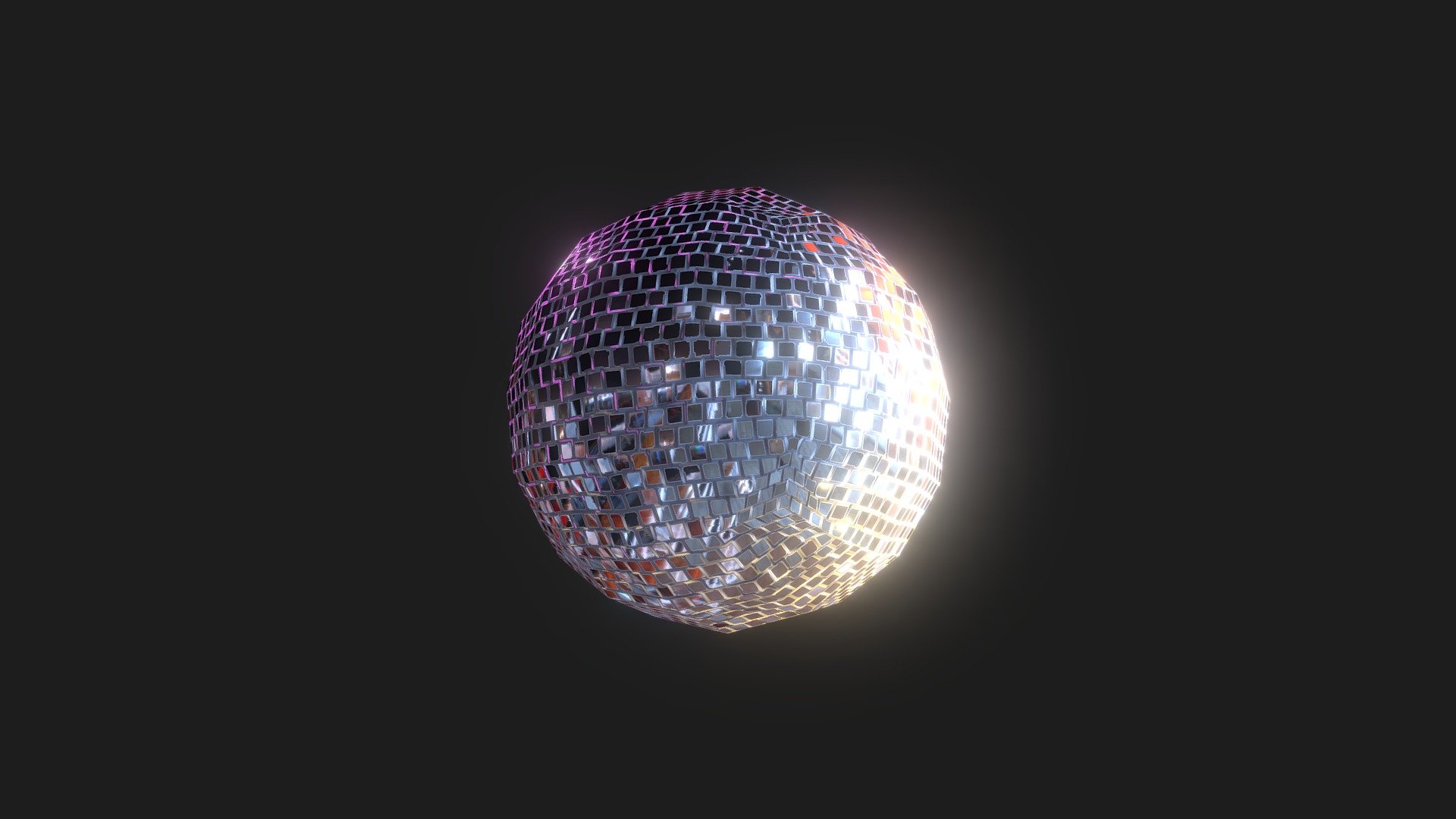 Disco Ball - Download Free 3D model by MozillaHubs