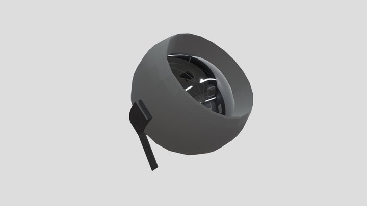 Outdoor spotlight 3D Model