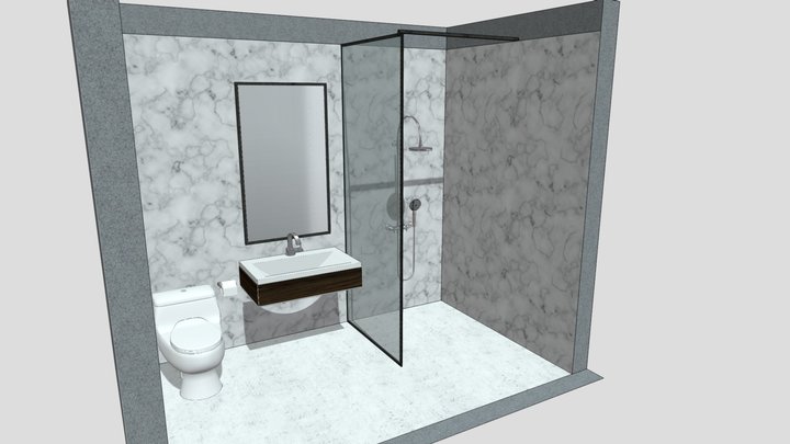 DETALLE DE DUCHA 3D Model