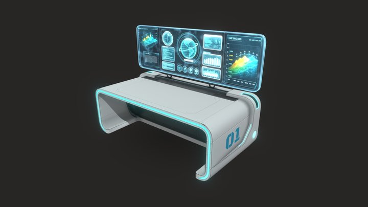 Monitoring Station 3D Model