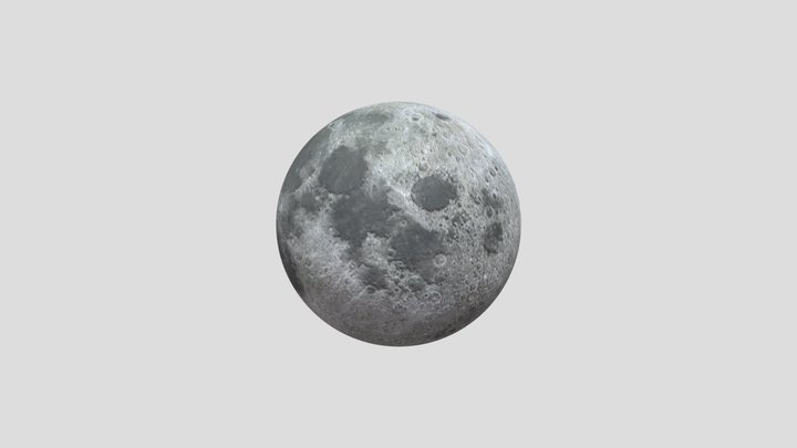 Moon 3D Model