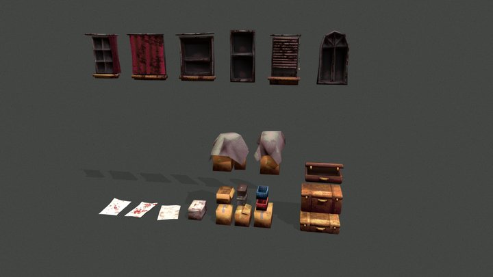 DES207 Clutter/Windows 3D Model