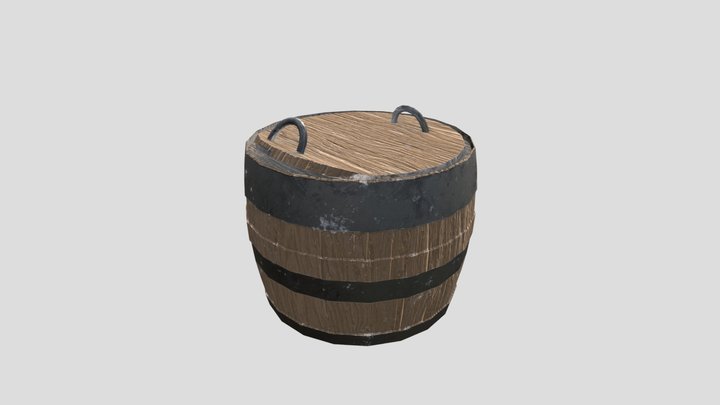Barrel 3D Model