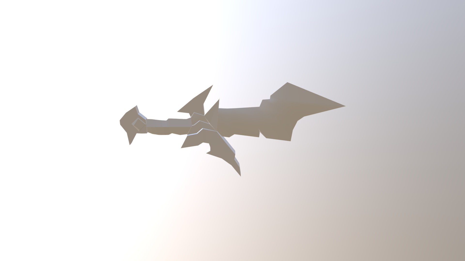 Low Poly Knife Nov 2018 - 3D model by MGrazioplene [ff5311f] - Sketchfab