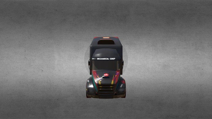 TRUCK BOT 2 DAKAR 2018 3D Model
