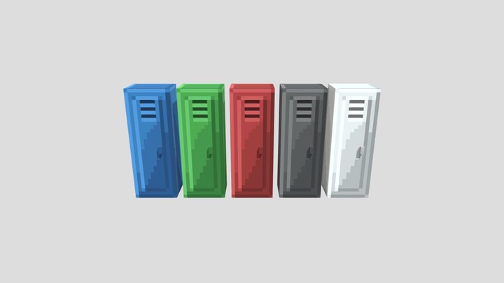 Low-Poly Lockers