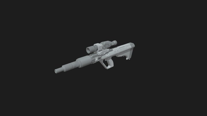 Legendary Vortex rifle blaster 3D Model