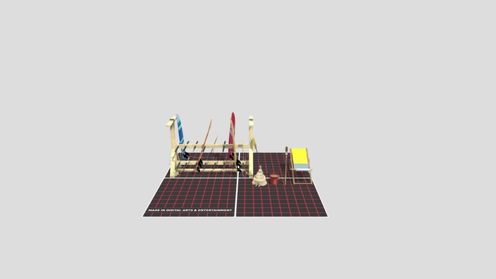 DAE 5 Finished props - By the ocean 3D Model