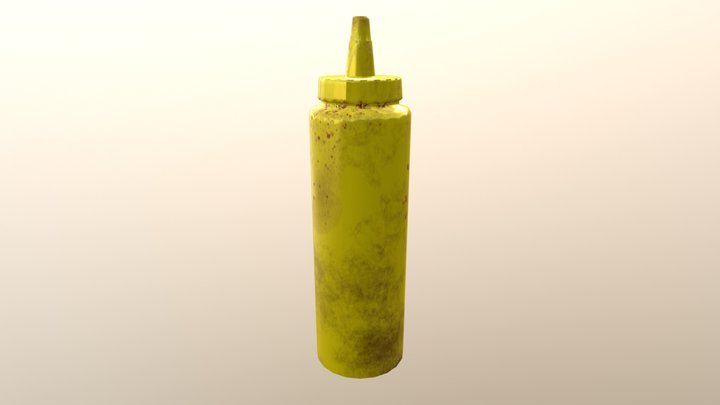 mustardbottle_retrodiner 3D Model