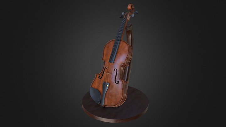 Violin 3D Model