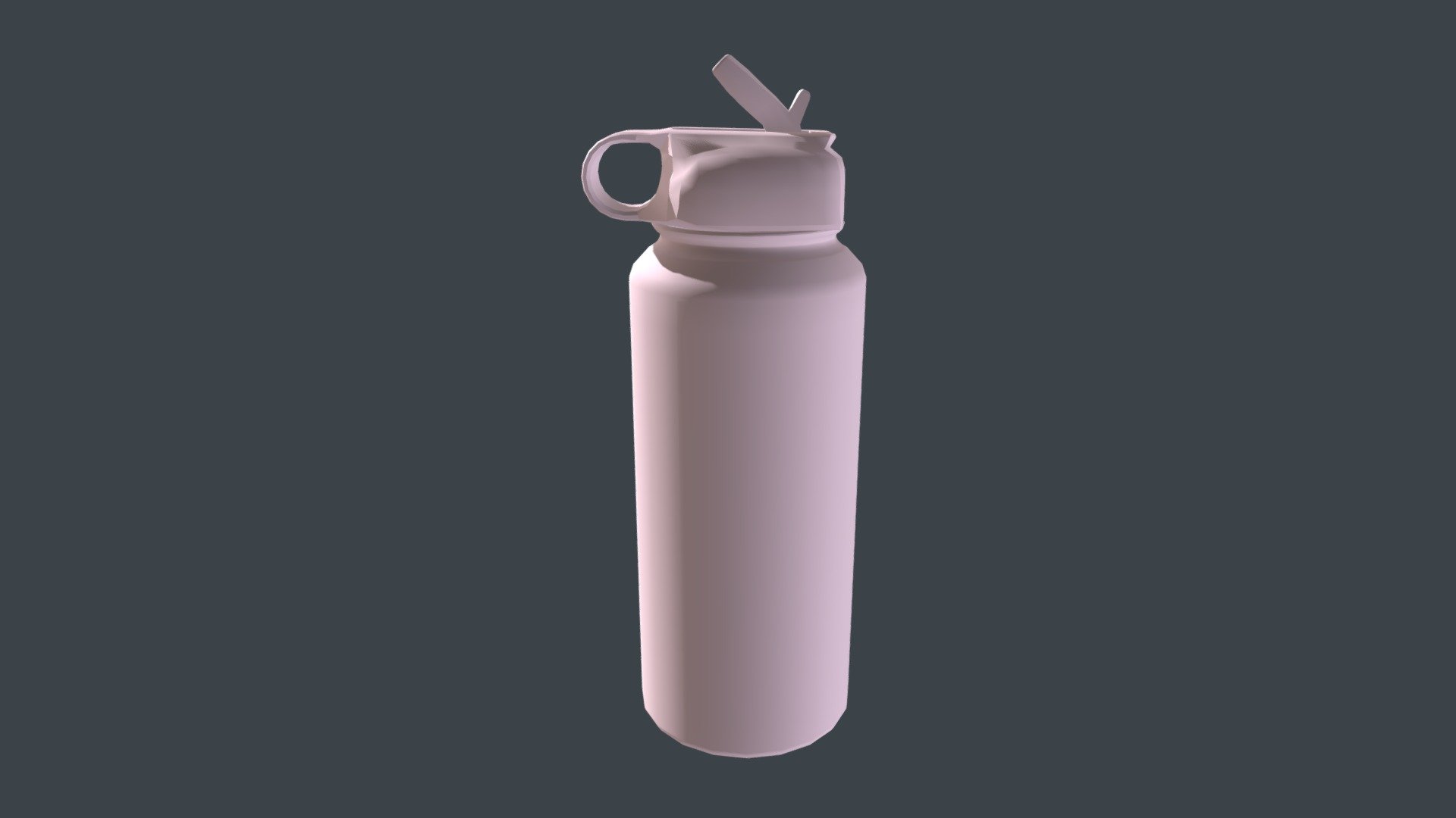 3D model Hydro Flask 32 oz Wide Mouth Lid in Red VR / AR / low