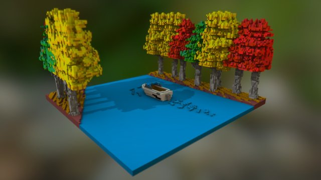 Slice of Life (Boat Scene) 3D Model