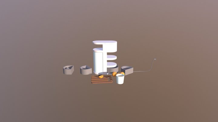 Modular Drink Machine 3D Model