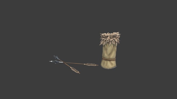 Archery Assets 3D Model